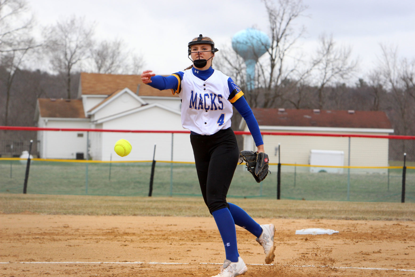 Fall Creek at McDonell softball 4-18-19